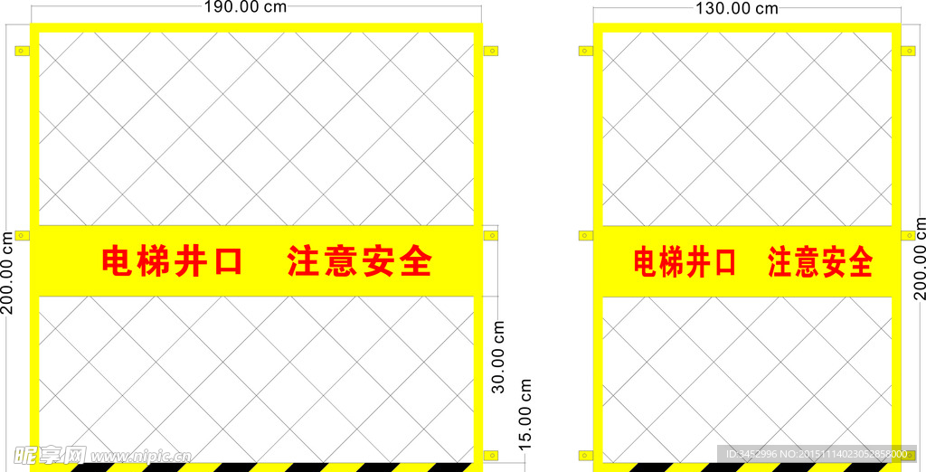 铁艺电梯井口制作图