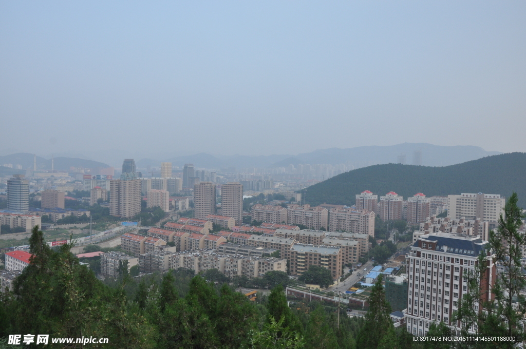 朦胧天气   山景   俯瞰