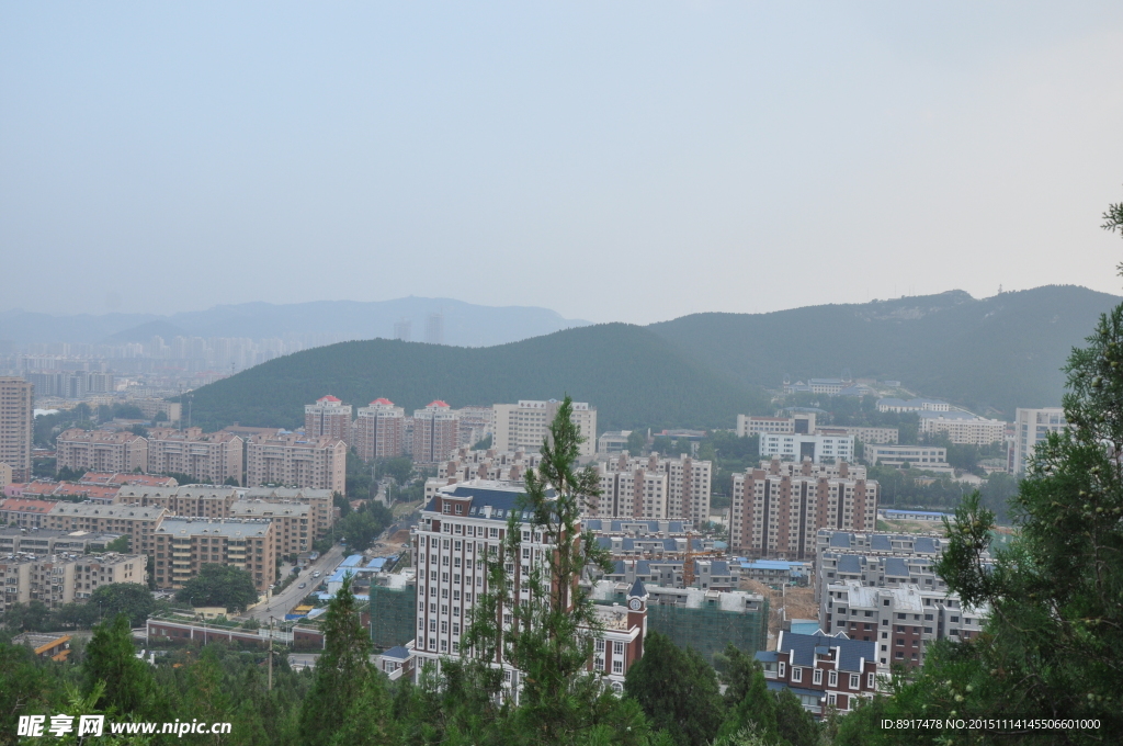 朦胧天气   山景   俯瞰