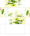 抽纸盒包装设计（展开图）