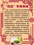 花溪米线文化海报