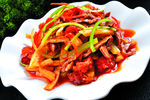 萝卜干拌鸡胗