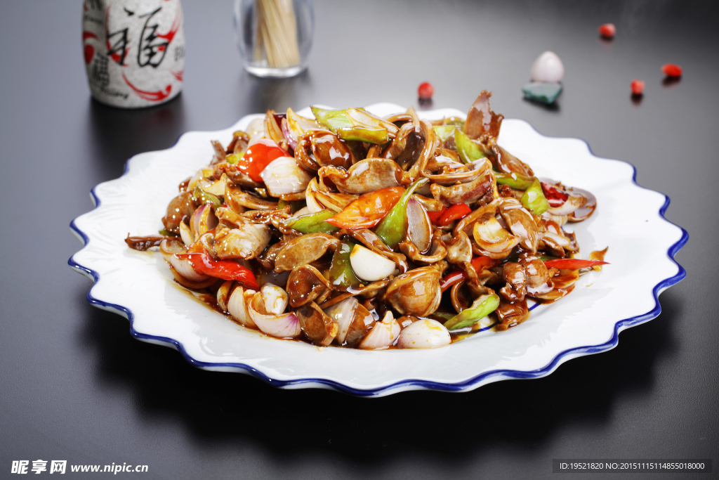 小毛葱爆鸡胗