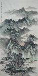 吴先齐国画山水欣赏