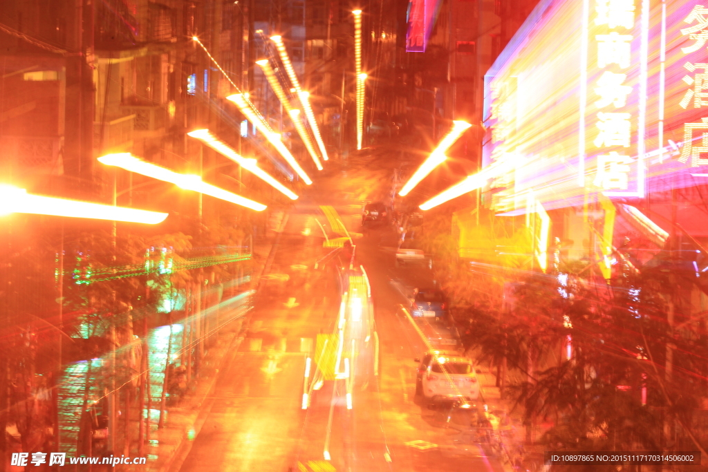 怒江夜色