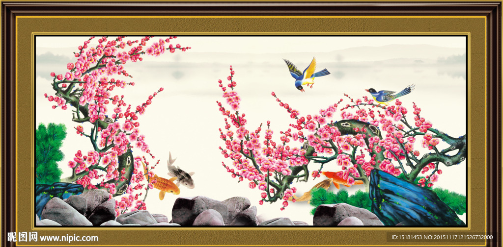 梅花装饰画