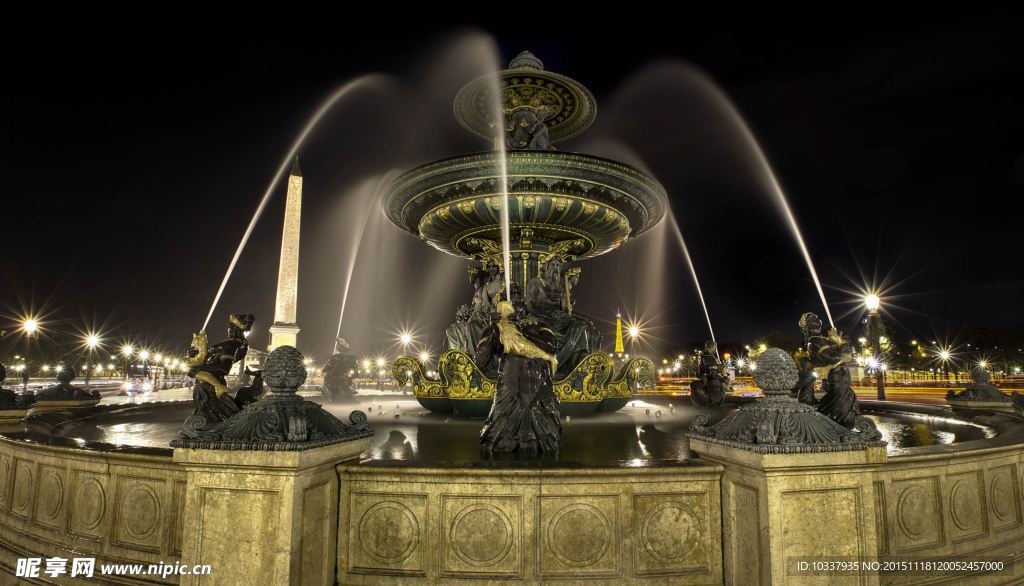 法国巴黎喷泉