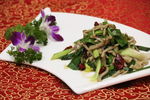 大蒜炒鸭肠