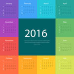 2016年日历