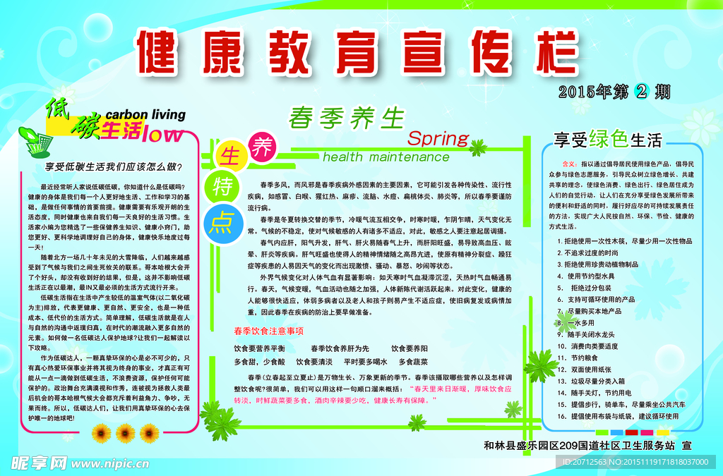 健康教育宣传栏
