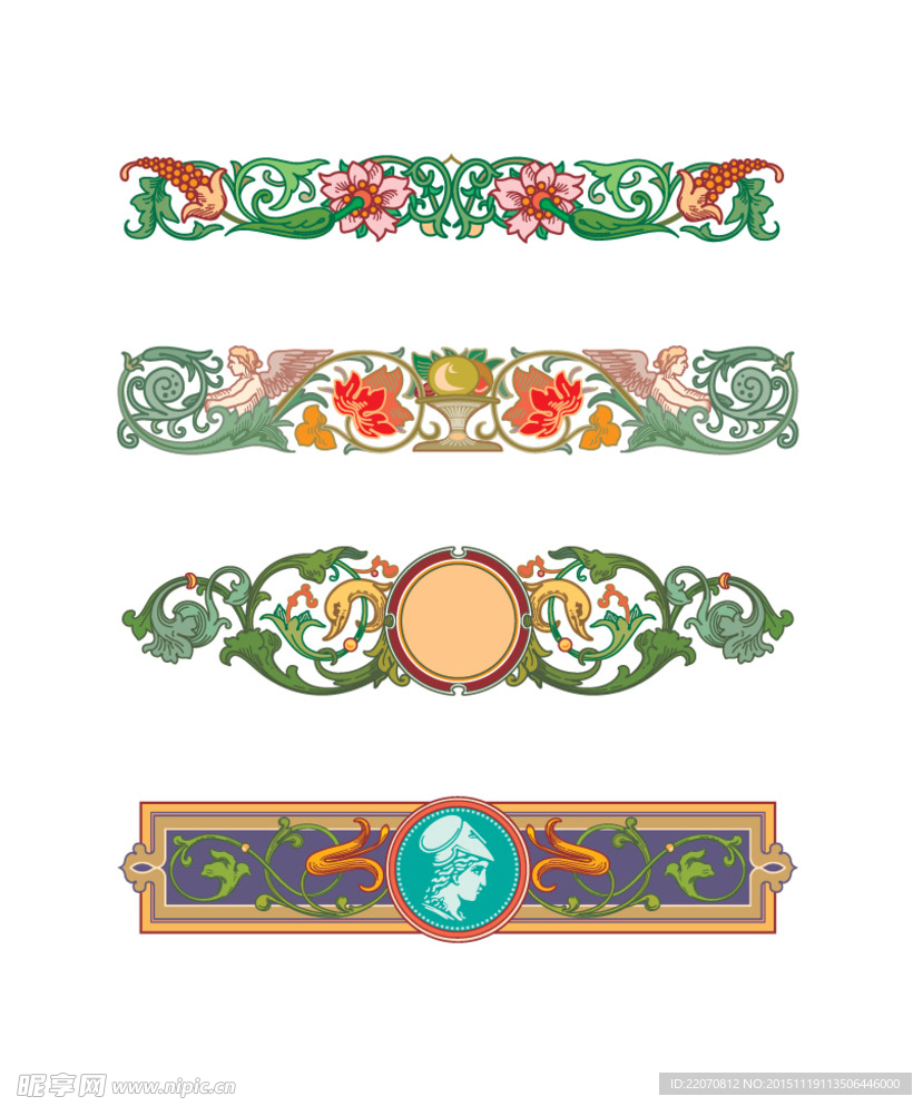 欧式装饰花纹