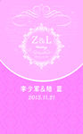 婚礼指示牌