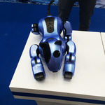 高科技智能蓝色机器狗