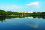 城市风光 龙潭冬景