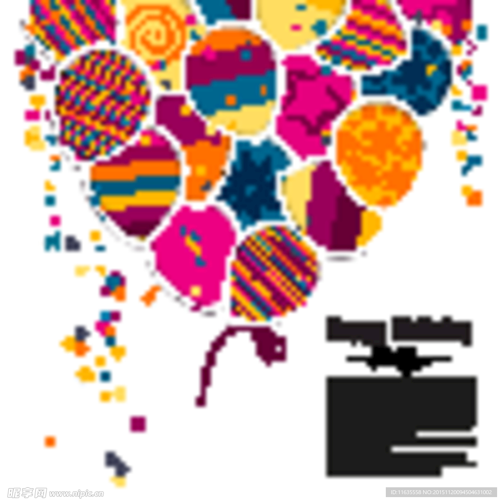 时尚节日庆祝主题矢量素材