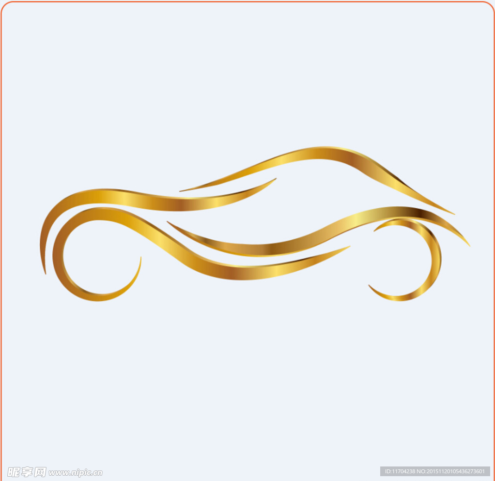 金属 立体 汽车 LOGO