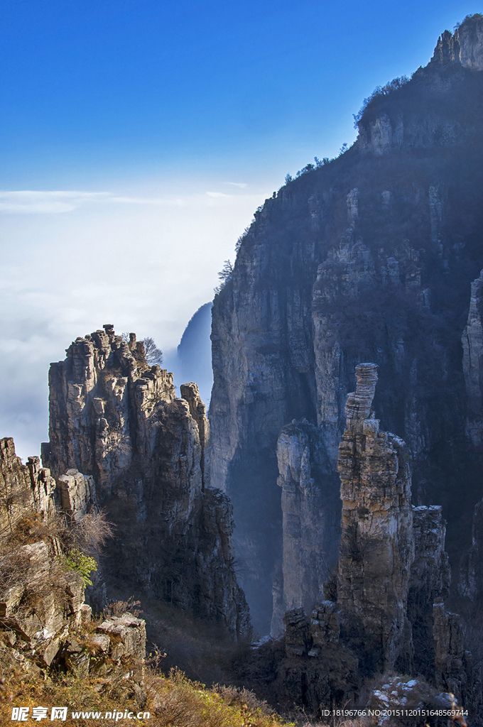 山中景色 王莽岭