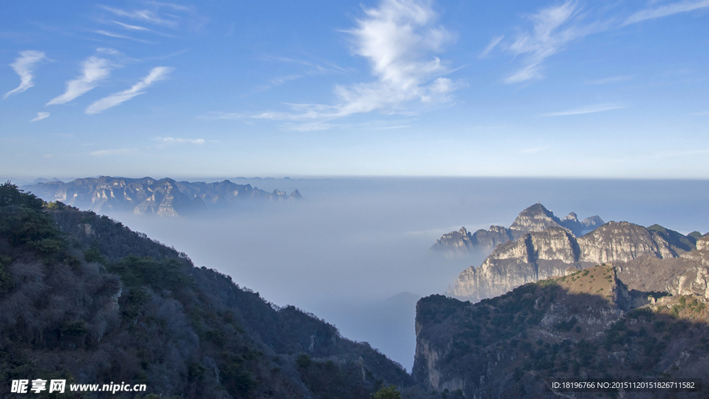 山中景色 王莽岭