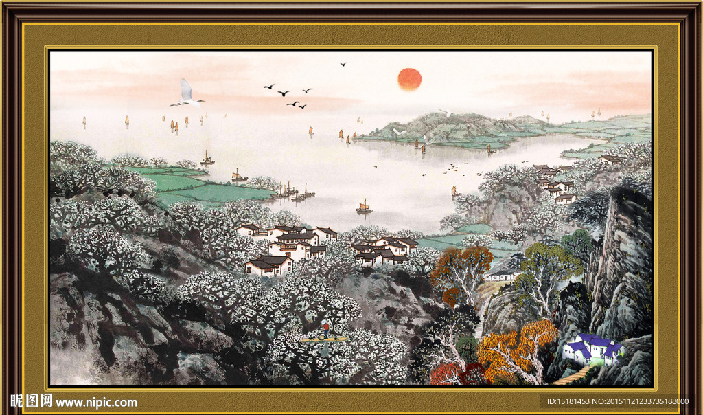 山水国画