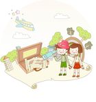 旅行梦幻素材儿童