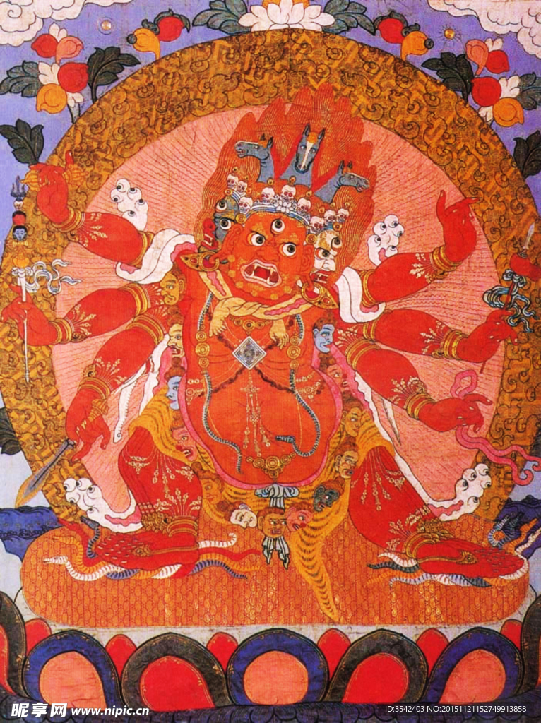 马头明王唐卡