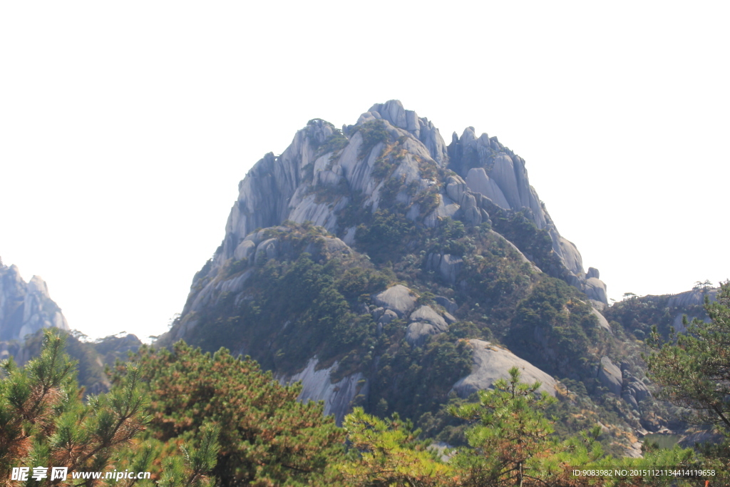 黄山 云海 云雾 山顶云雾 雾