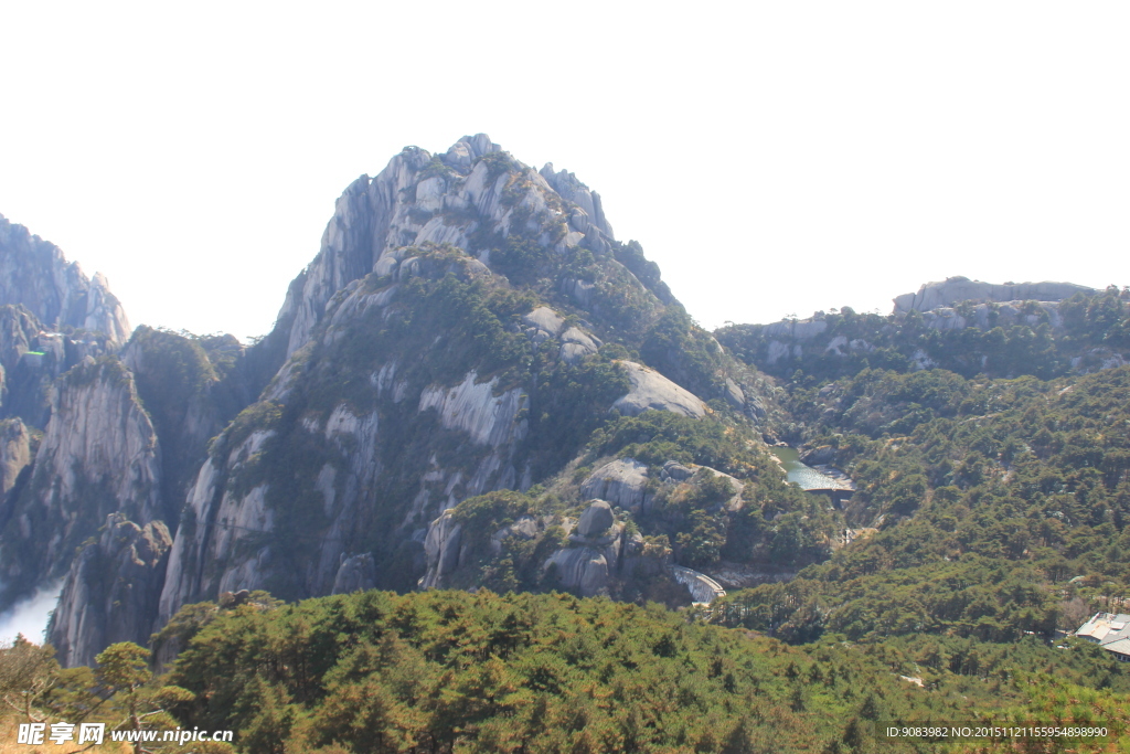 黄山 云海 云雾 山顶云雾 雾