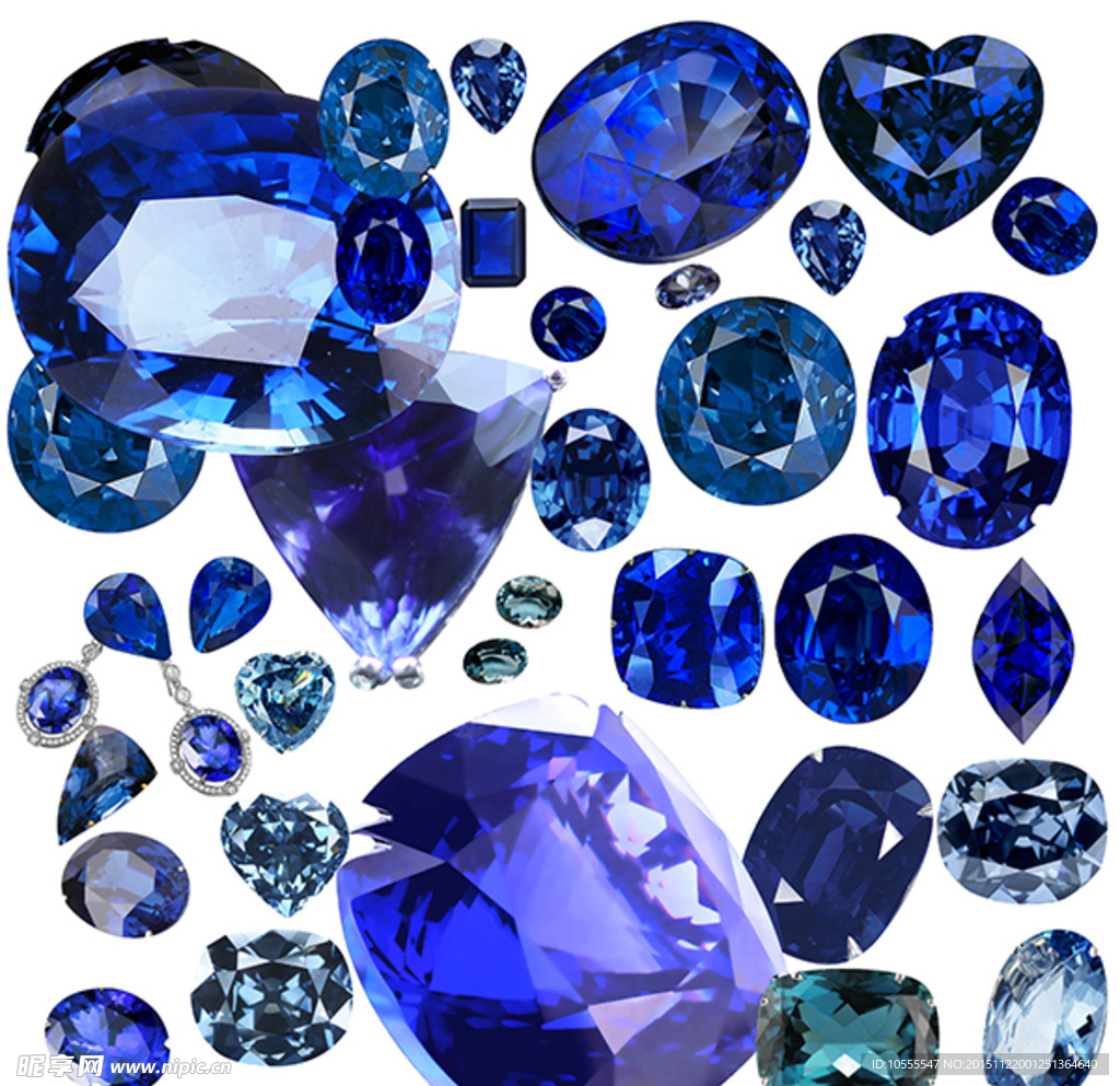 蓝钻 水晶 钻石