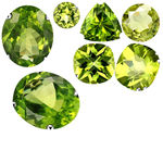 宝石 钻石  橄榄绿石