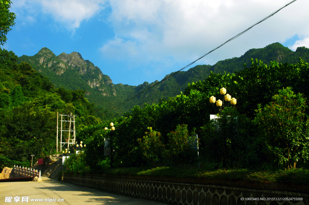 中国山水 五指山峰