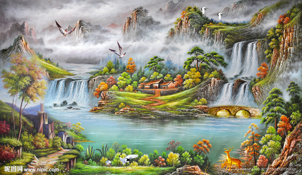 油画风景