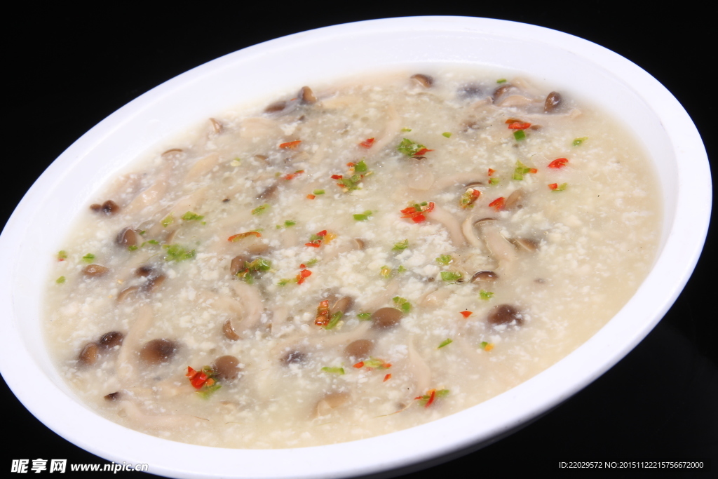 米汤鸡茸煮蟹味锅
