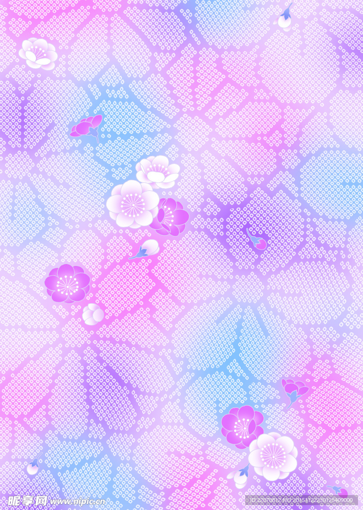 梦幻花纹