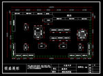 展柜CAD平面图