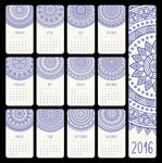 2016年日历