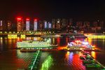 重庆朝天门码头夜景