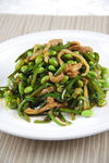 青椒豆米炒肉丝