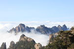 黄山 云海 云雾 山顶云雾 雾