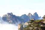 黄山 云海 云雾 山顶云雾 雾