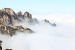 黄山 云海 云雾 山顶云雾 雾