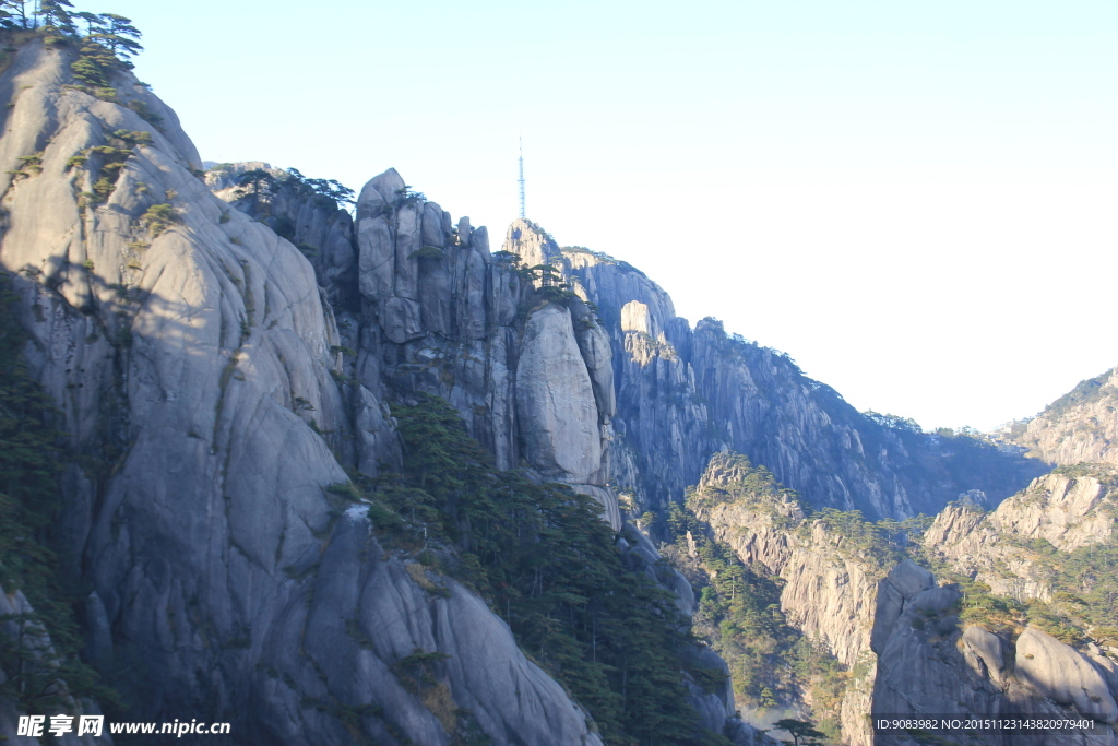 黄山 云海 云雾 山顶云雾 雾