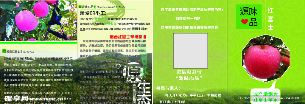 苹果二折页