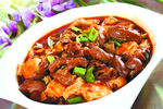 麻婆豆腐烧鱼扣