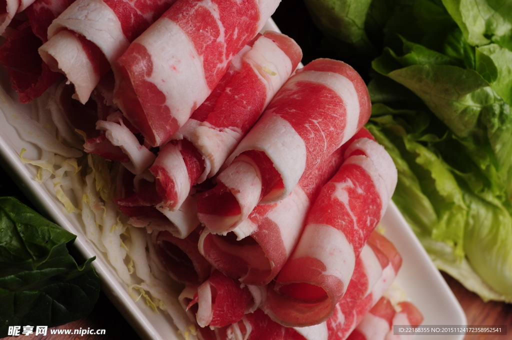 雪花牛肉片