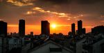 黄昏 天空 建筑