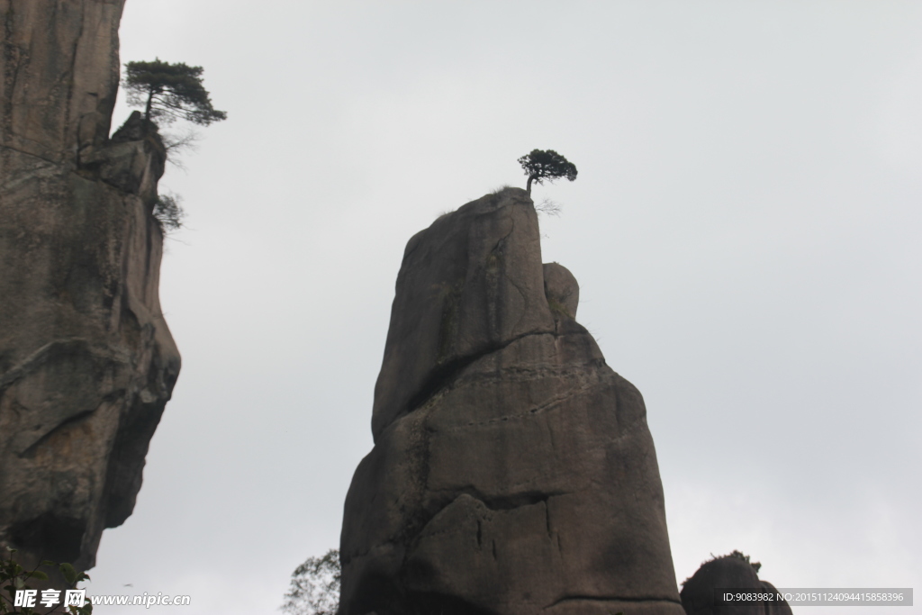 三清山全景 云海 云雾 山顶雾