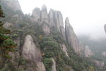 三清山全景 云海 云雾 山顶雾