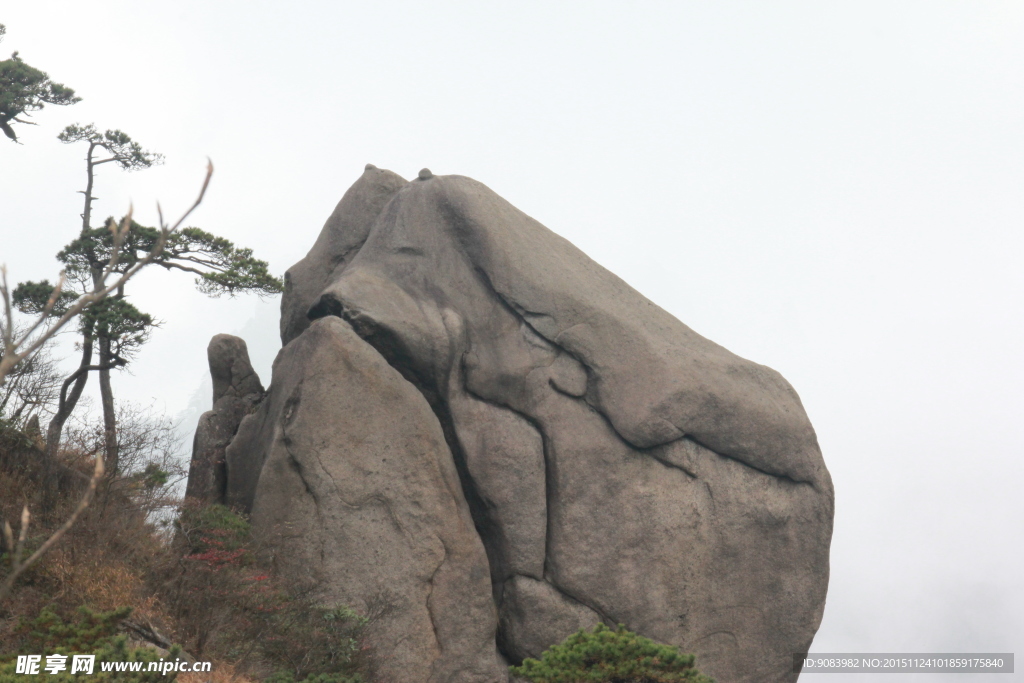 三清山全景 云海 云雾 山顶雾