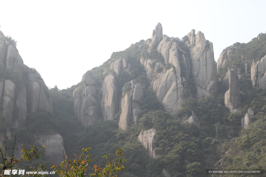 太姥山全景 云海 云雾 山顶雾