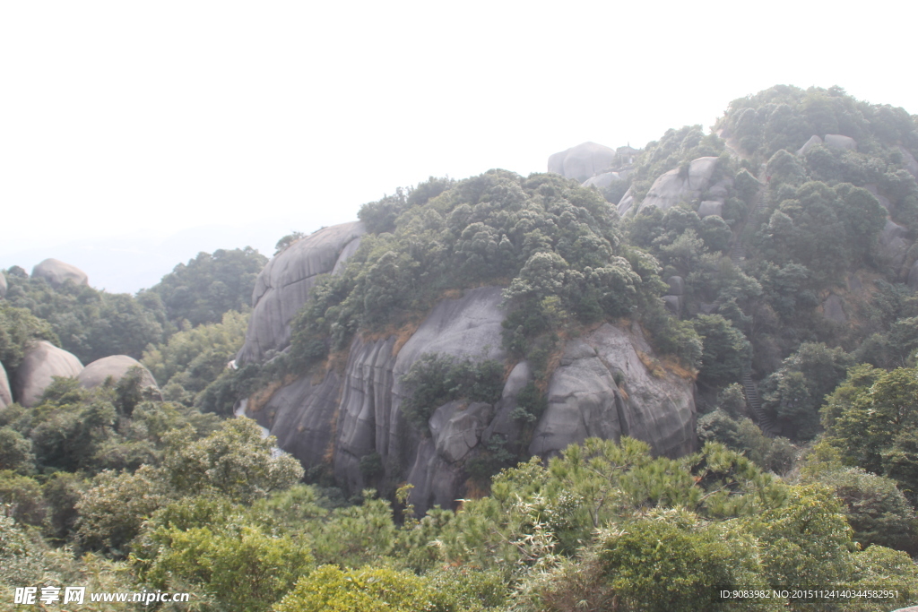 太姥山全景 云海 云雾 山顶雾